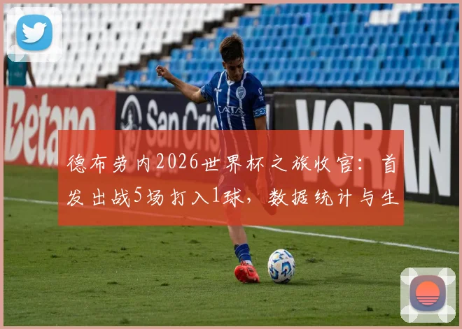 德布劳内2026世界杯之旅收官:首发出战5场打入1球,数据统计与生涯最后一舞表现全面评价